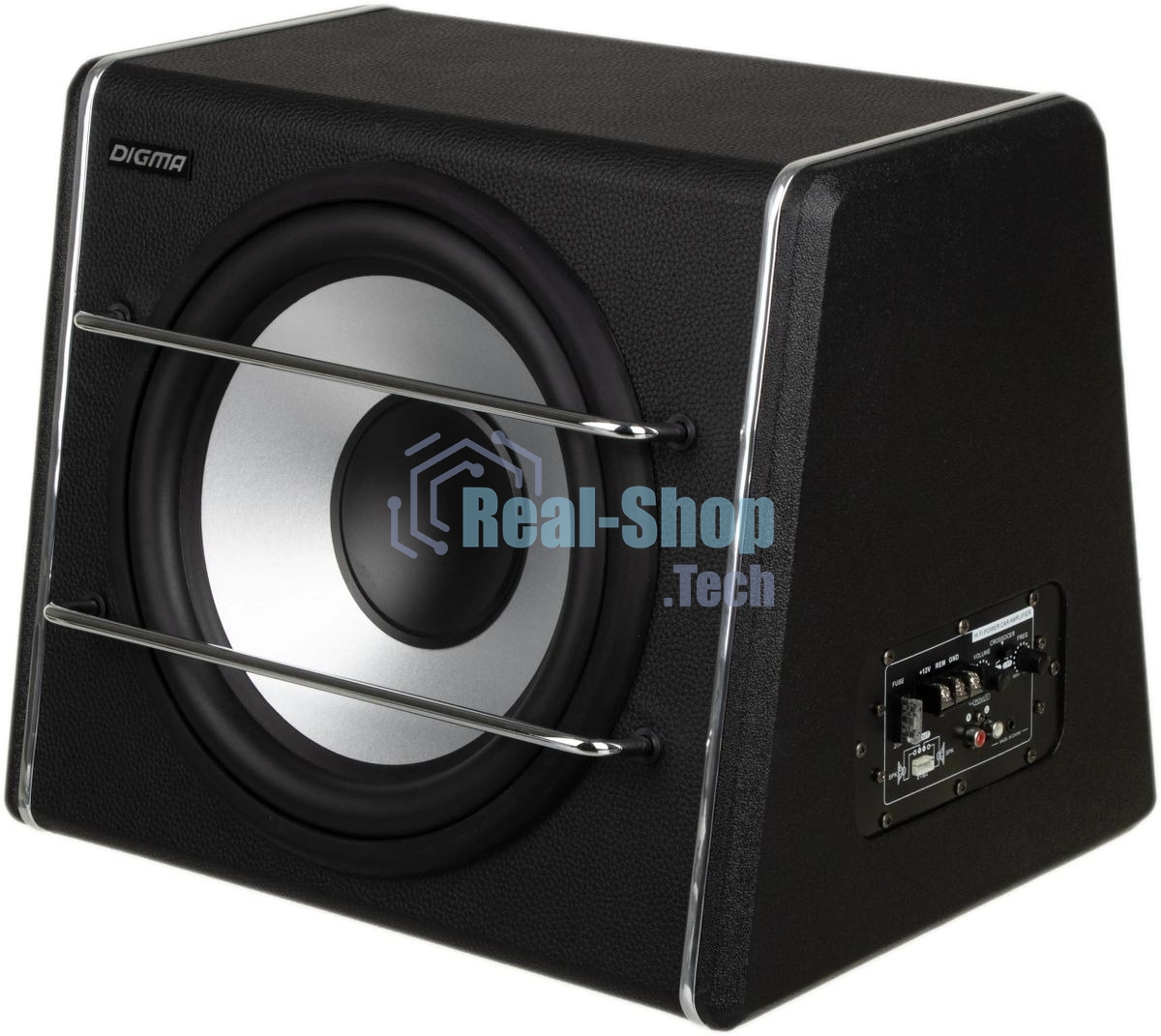Сабвуфер автомобильный Digma DCS-120 300Вт активный (30см/12