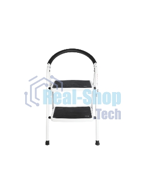 Стремянка стальная двухступенчатая Deli DL509012 макс.высота 460мм, до 150кг, ступени 360x270мм