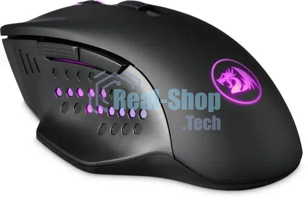 Мышь проводная Redragon Gainer черный, 3200 dpi, USB, кнопки - 6