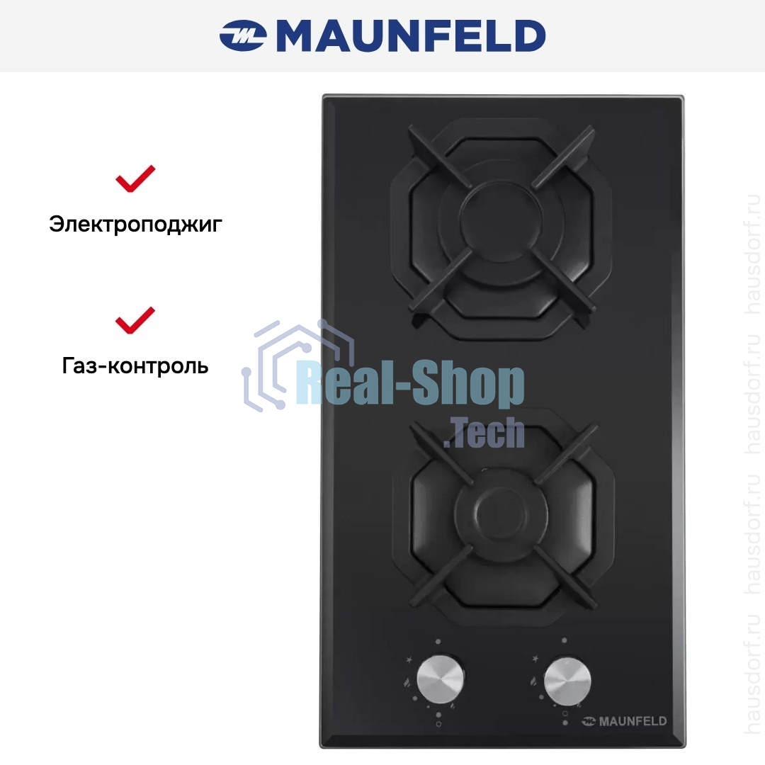 Газовая варочная панель Maunfeld EGHG.32.2CB\G черный