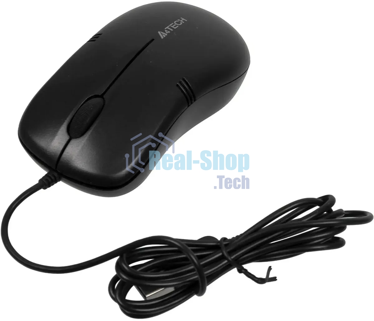 Мышь проводная A4Tech OP-560NUS черный, 1200 dpi, USB, кнопки - 3