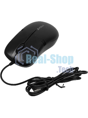 Мышь проводная A4Tech OP-560NUS черный, 1200 dpi, USB, кнопки - 3