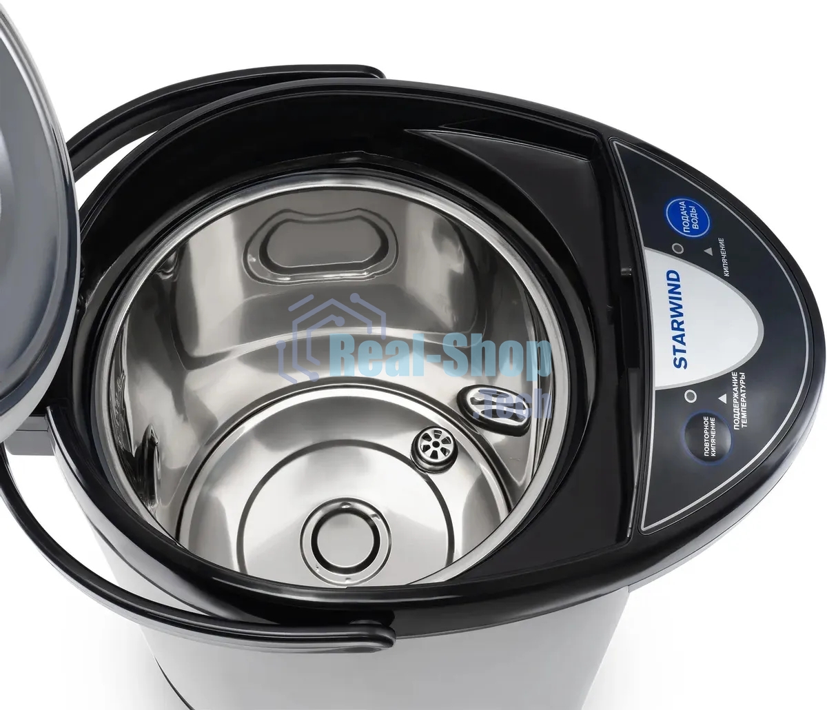 Термопот Starwind STP5741 5л. 800Вт серебристый/черный