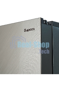 Холодильник Бирюса CD 496 TGG текстурированное бежевое стекло трехкамерный 334/162л морозилка снизу, No Frost, Side by Side