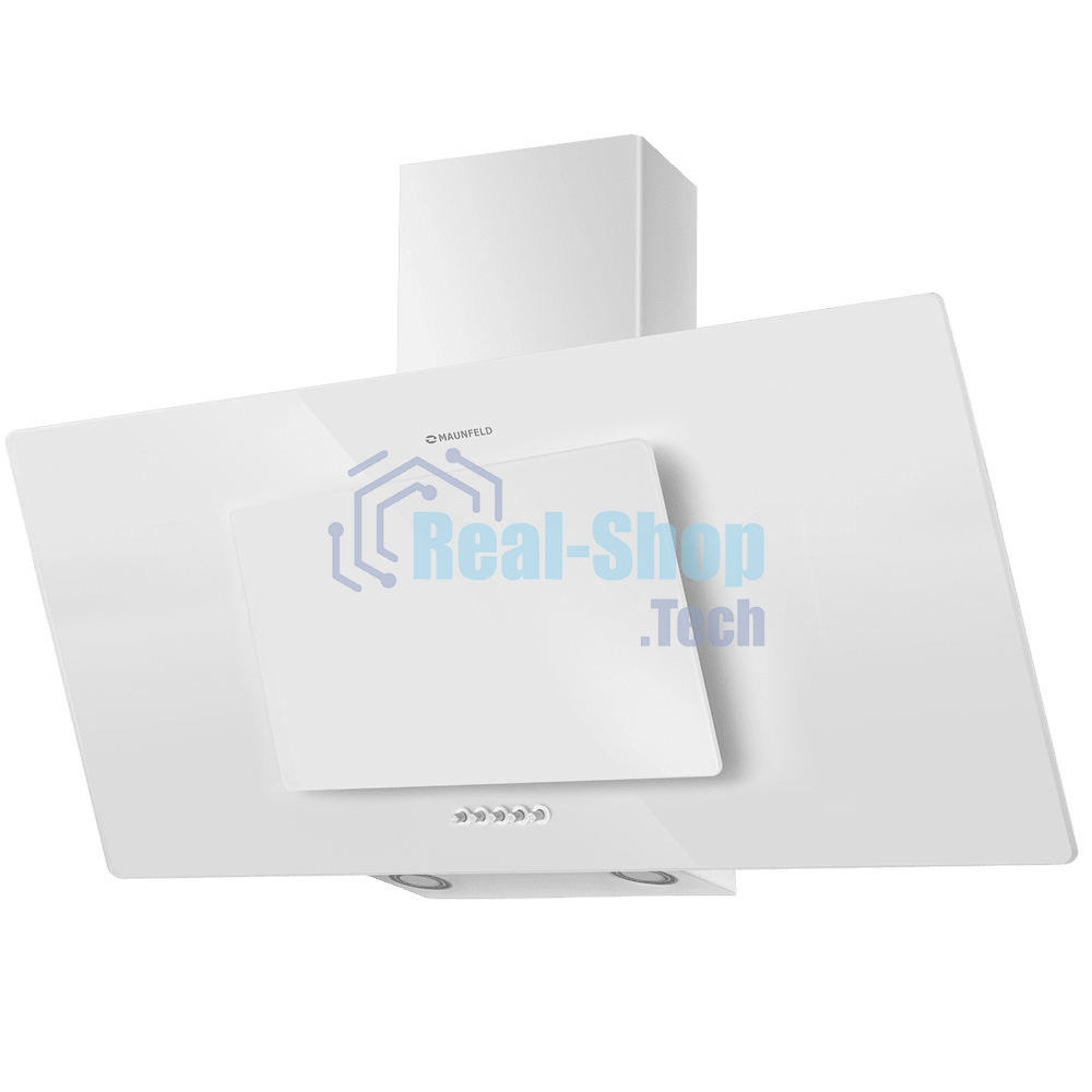 Вытяжка наклонная Maunfeld Tower 90 белый, 90 см, 700 куб. м/ч, 66 дБ