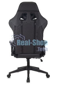 Кресло игровое Бюрократ VIKING 5 AERO WHITE черный/белый искусственная кожа