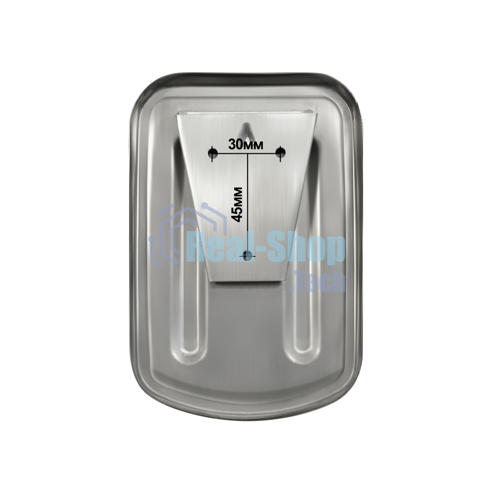 Дозатор для жидкого мыла из нерж. стали Puff-8705 хром, 500 мл, 17х12х12 см с ключом