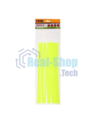 Леска для триммера Denzel квадратная нарезанная 2мм х 30 см 50 шт FLEX CORD