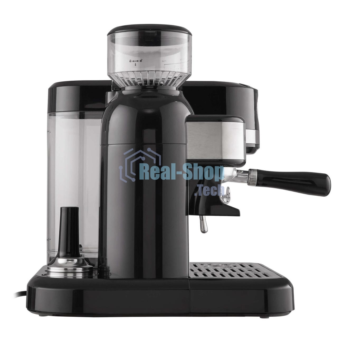 Кофемашина автоматическая Korting KCM 1015 N Ottimo черный/серебристый, исп. кофе - зерновой, 1500 Вт, 19 бар