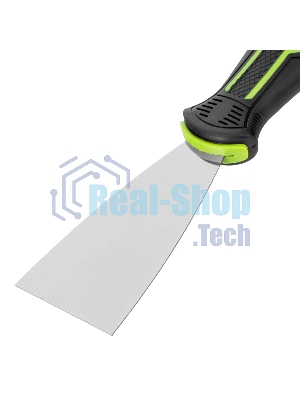 Шпательная лопатка из нержавеющей стали Сибртех 50 мм, двухкомпонентная рукоятка