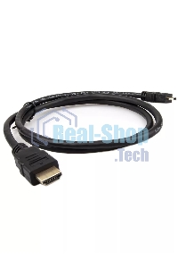 Кабель VCOM/TELECOM HDMI-19M -- MicroHDMI-19M ver 2.0+3D/Ethernet,1m Telecom TCG206-1M