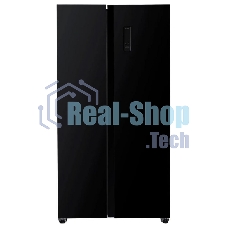 Холодильник Kraft KF-MS4801BI черный двухкамерный, 316/164 л, морозилка сбоку, No Frost, Side-by-Side