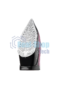 Утюг Galaxy Line GL 6132, розовый с черным, паровой, 2800 Вт, керамическое покрытие EasyGlide, функции: самоочистка, антикапля, антинакипь, указатель максимального уровня воды, индикатор нагрева, вертикальное отпаривание, паровой удар, регулировка подачи 