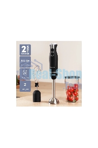 Блендер Galaxy Line GL 2166, черный с серебристым, погружной, 800 Вт, 15000 об/мин