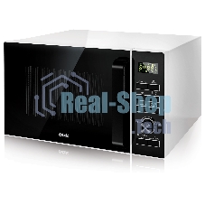 Микроволновая печь BBK 25MWC-992T/WB белый/черный, 25 л, 900 Вт, переключатели - кнопки, поворотный механизм