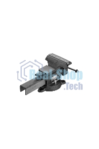 Тиски слесарные Denzel BVH-200, 200 мм, поворотные, стальная направляющая, с наковальней