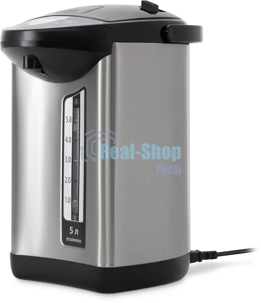 Термопот Starwind STP5741 5л. 800Вт серебристый/черный