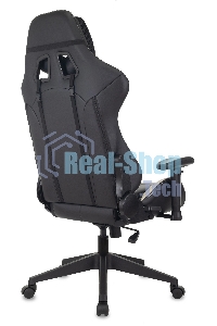 Кресло игровое Бюрократ VIKING 5 AERO WHITE черный/белый искусственная кожа