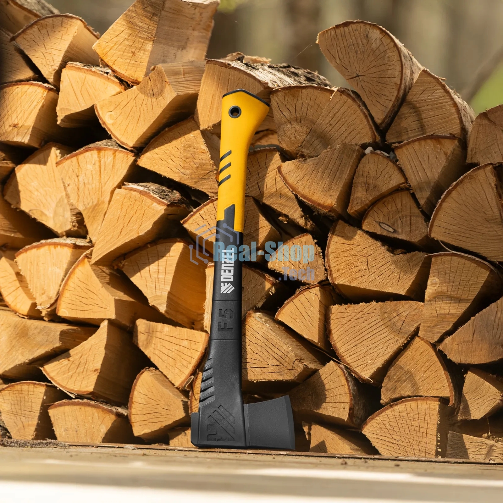 Топор-колун Denzel 21432 F5, 1100 гр, двухкомпонентная рукоятка, 500 мм