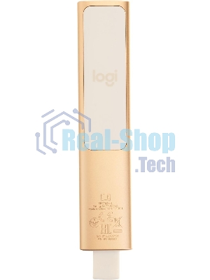 Презентер беспроводной Logitech Spotlight золотистый, радиоканал, USB, кнопки - 3