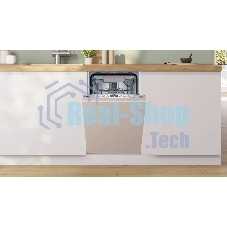 Встраиваемая посудомоечная машина Bosch SPV4HMX65Q, серебристый, 45 см, 10 компл., 45 дБ, класс A+