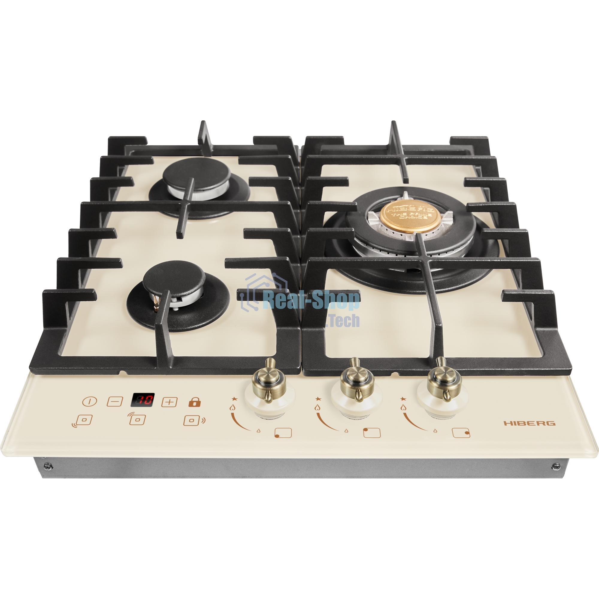 Варочная поверхность HIBERG VM 4535 Y, бежевый