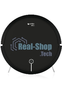 Пылесос-робот Vitek VT-1802 черный, 2200 мА·ч Li-Ion, уборка сухая, пылесборник контейнер 0.7 л