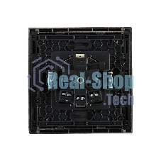 Розетка IEK FORTE&PIANO FP515 1-местная с заземлением с защитными шторками винтовое крепление 16А сталь
