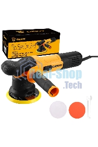 Шлифмашина полировальная орбитальная сетевая DEKO P1250-D, 125мм, 1250 Вт