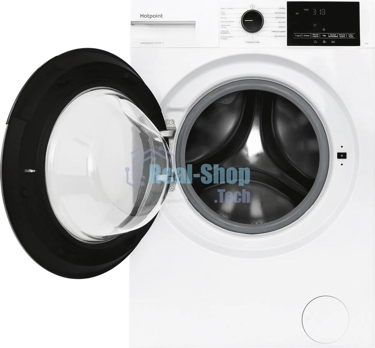 Стиральная машина Hotpoint WSH 7290 VWB белый, загр. фронтальная макс.: 7 кг 1200 об/мин класс: А