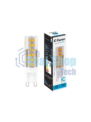 Лампа светодиодная Feron LB-433 7W 230V G9 6400K