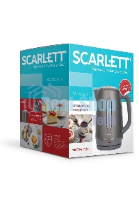 Чайник электрический Scarlett SC-EK21S42 1.8л. 1800Вт графит корпус: пластик