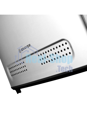 Тостер BRAYER BR2110 серебристый, 850 Вт, 2 слота