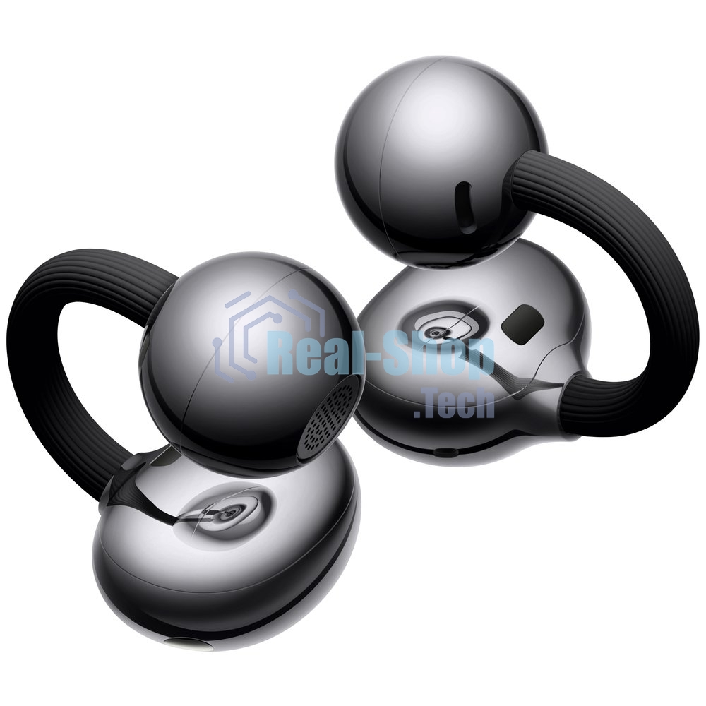 Наушники TWS Huawei FreeClip 2 черный, открытые (клипсы), Bluetooth, быстрая зарядка, до 8 ч