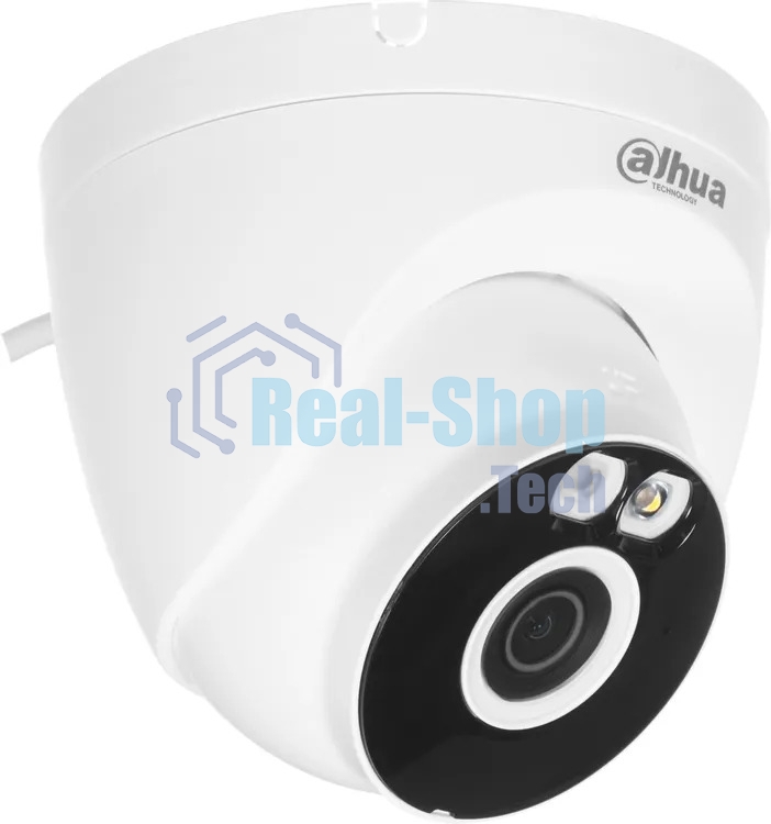 Камера видеонаблюдения Dahua DH-IPC-T3AP-IL-0280B, IP, 3 Мп, 2.8 мм, белая