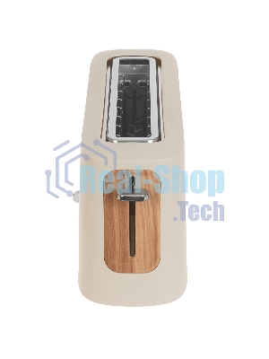 Тостер TESLER TT-140 бежевый, 980 Вт, 1 слот