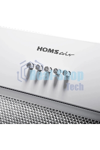 Вытяжка встраиваемая HOMSair Fleet 60 белый, 59.8 см, 520 куб. м/ч, 50 дБ