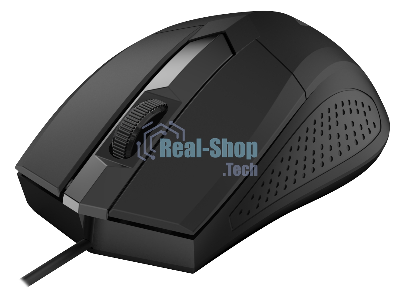 Мышь проводная Defender Optimum MB-270 черный, 1200 dpi, USB, кнопки - 3