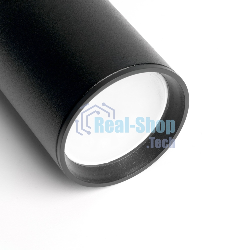 Светильник трековый на шинопровод Feron AL196 ДПО GU10 без лампы на подвесе черный