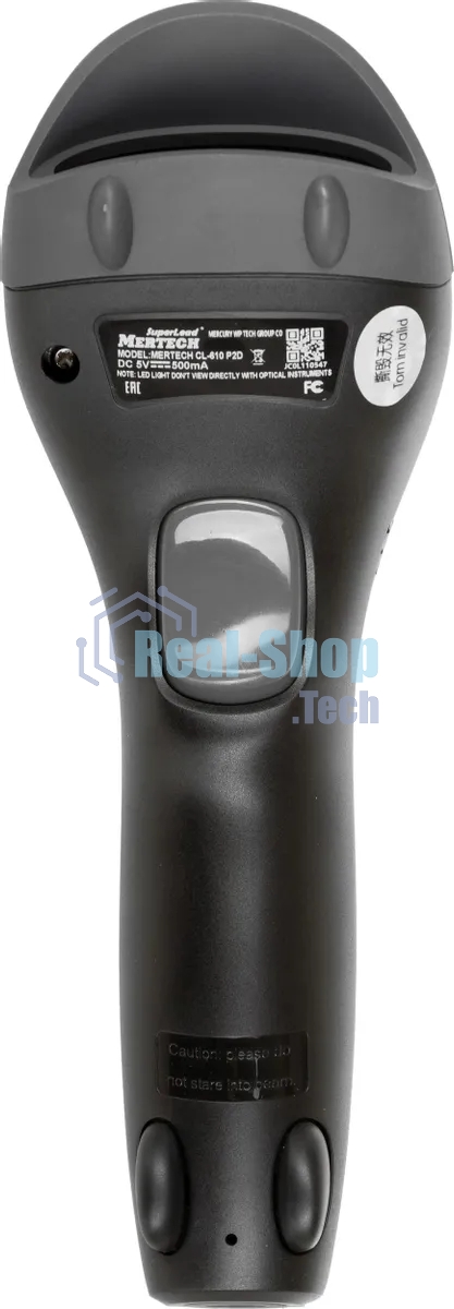 Сканер штрих-кода ручной Mertech CL-610 P2D 1D/2D имидж, беспроводной, 100 скан/сек, USB-HID; USB-COM - эмуляция; RS-232 - эмуляция; Bluetooth - BLE 5.0, черный