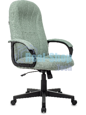 Кресло руководителя Бюрократ T-898AXSN зеленый 38-407, крестовина пластик