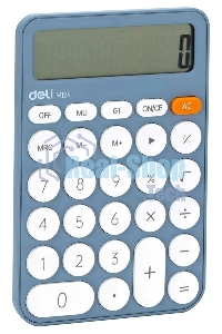 Калькулятор настольный Deli EM124BLUE синий 12-разр.