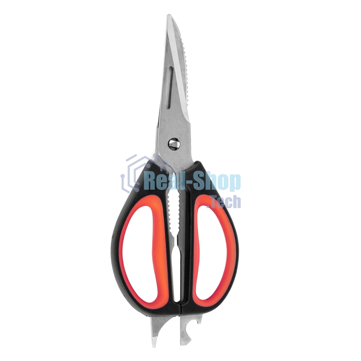 Ножницы LARA LR05-94 BLISTER 24,5 см 8 в 1 прорезиненные ручки, сверхострая заточка, нержавеющая сталь