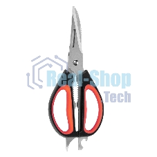 Ножницы LARA LR05-94 BLISTER 24,5 см 8 в 1 прорезиненные ручки, сверхострая заточка, нержавеющая сталь