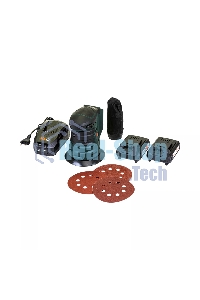 Эксцентриковая шлифовальная машина аккумуляторная KLPRO KLEZ18-20 (18В, Li-ion-2шт, 2.0А·ч, ЗУ 2,4А)