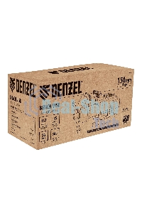 Тиски слесарные Denzel BVH-150 150 мм, поворотные, стальная направляющая, с наковальней