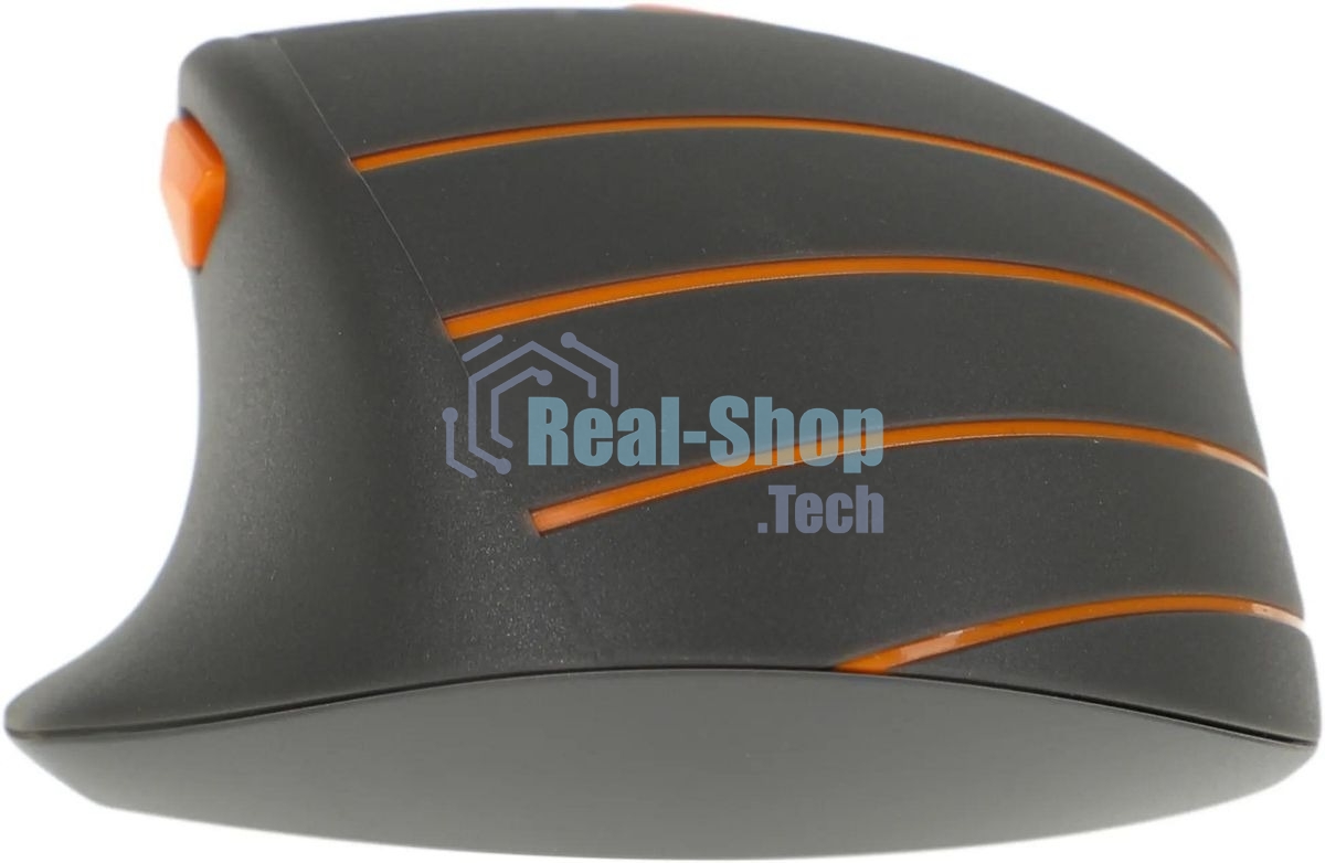 Мышь беспроводная A4Tech Fstyler FG30S серый/оранжевый, 2000 dpi, радиоканал, USB, кнопки - 6