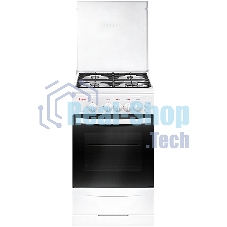 Плита газовая Gefest CG 50M04 K73 белый, конфорок 4 шт, духовка 42 л, 50 см x 85 см x 57 см