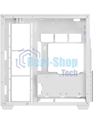 Корпус Ocypus Delta C74 ARGB White, Midi-Tower, белый, 2 x 120 мм