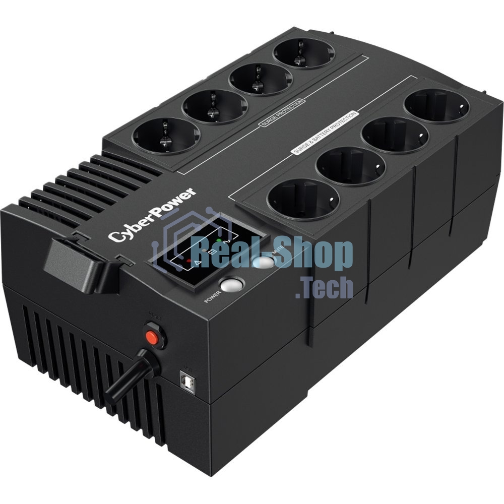 Источник бесперебойного питания CyberPower BS850E/850 ВА/480 Вт/8 х CEE 7 (евророзетка)